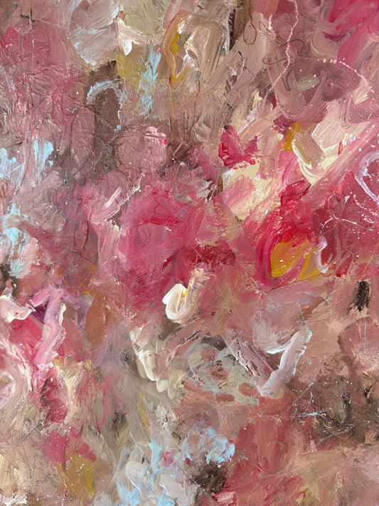 picnic under a blue sky | 16 x 20