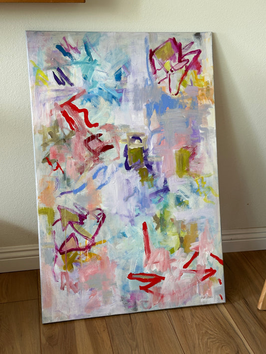 no words, just moves | 24 x 36